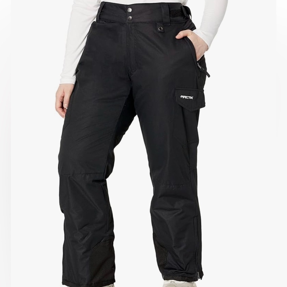 Arctix Black Women's Cargo Snow Track Pants